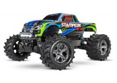 Traxxas Stampede 4X4 TQ 2,4GHz LED-lampjes (incl. batterij/oplader) - Blauw