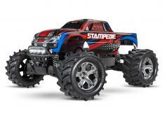Traxxas Stampede 4X4 TQ 2,4GHz LED-lampjes (incl. batterij/oplader) - Rood
