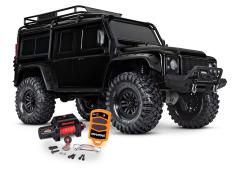 Traxxas TRX-4 Land Rover Crawler Zwart Limited Trophy-Edition  met Winch TRX82056-84BLK