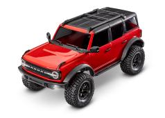 Traxxas TRX-4M 1/18 Scale en Trail Crawler Ford Bronco 4WD Electrische Truck met TQ Rood TRX97074-1RED