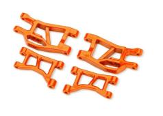 Traxxas TRX10831-ORNG Orange Front Upper & Lower Suspension Arms (L&R)
