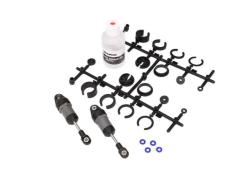 Traxxas TRX10860 Short Gray Ultra Shocks with Springs (2)