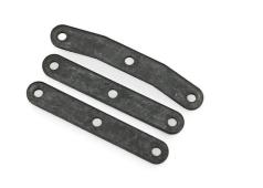 Traxxas TRX10925 Bulkhead tie bar, front, upper (1)/ lower (2) (steel)