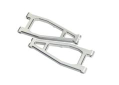 Traxxas TRX10929X-SLVR Suspension arms, upper (left & right, front) (6061-T6 aluminum, silver-anodized)