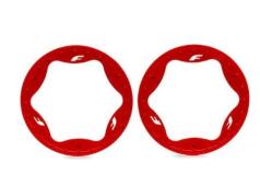 Traxxas TRX10948-RED  TRX10948-RED  Beadlock rings, rear, red (4.3") (2)