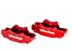 Traxxas TRX10951-RED Remklauwen, voorzijde (links & rechts  rood geanodiseerd 6061 T6 aluminium
