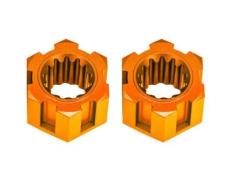 Traxxas TRX10954-ORNG  TRX10954-ORNG  Wheel hubs, hex, front (6061-T6 aluminum, orange-anodized) (2)