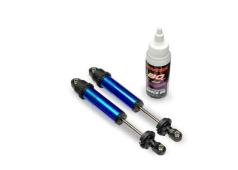 Traxxas TRX10961-BLUE Shocks, GT-Maxx, front, aluminum, blue-anodized (fully assembled w/o springs) (2)