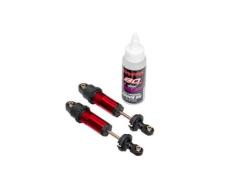 Traxxas TRX10961-RED Shocks, GT-Maxx, front, aluminum, red-anodized (fully assembled w/o springs) (2)