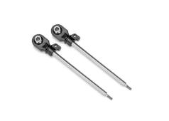Traxxas TRX10964 Shock shafts, GT-Maxx, 110mm (assembled with rod ends & hollow balls) (steel, chrome finish) (2)