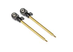 Traxxas TRX10964T Shock shafts, GT-Maxx, 110mm (assembled with rod ends & hollow balls) (TiN-coated) (2)