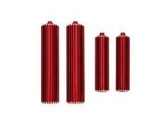 Traxxas TRX10966-RED Reservoirs, shocks (6061-T6 aluminum, red-anodized) (front (2), rear (2))