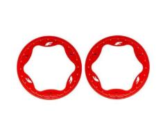 Traxxas TRX10976-RED Beadlock rings, front, red (3.5") (2)