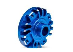 Traxxas TRX10995-BLUE Adapterplaat, kroonwiel (blauw geanodiseerd 6061-T6 aluminium)