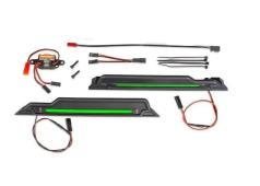 Traxxas TRX10998-GRN LED light kit, green, complete (underbody)