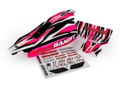 Traxxas TRX2433 Body, Bandit, Pink geverfd, stickers aangebracht)