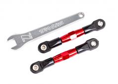 Traxxas TRX2443R Camberlinks, achter (TUBES rood geanodiseerd, 7075-T6 aluminium, sterker dan titanium) (2) (gemonteerd