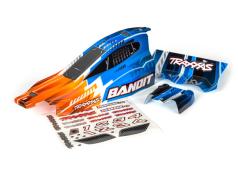 Traxxas TRX2450T Body, Bandit (past ook op Bandit VXL), oranje/vleugel (geverfd, emblemen aangebracht)