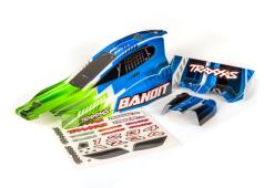 Traxxas TRX2450X Body, Bandit (past ook op Bandit VXL), groen/vleugel (geverfd, emblemen aangebracht)