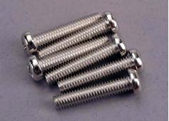 Traxxas TRX2570 Screws, 4x20mm roundhead machine (6)