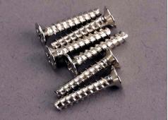 Traxxas TRX2649 Schroeven, 3x15mm verzonken zelftappend (6)