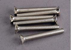 Traxxas TRX3162 Screws, 3x24mm countersunk machine (6)