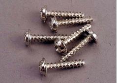 Traxxas TRX3288 Schroeven, 3x15mm bolle kop met sluitring zelfta