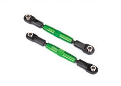 Traxxas TRX3643G Camber links, voor (TUBES groen geanodiseerd, 7075-T6 aluminium, sterker dan titanium) (83 mm) (2) / st