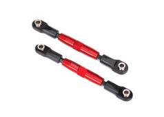 Traxxas TRX3643R Camber links, voor (TUBES rood geanodiseerd, 7075-T6 aluminium, sterker dan titanium) (83 mm) (2) / sta