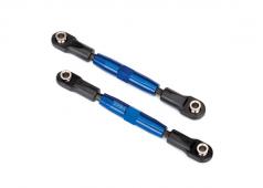 Traxxas TRX3643X Camber links, voor (TUBES blauw geanodiseerd, 7075-T6 aluminium, sterker dan titanium) (83 mm) (2) / st