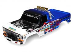 Traxxas TRX3653 Body, Bigfoot Flame, officieel erkende replica (geverfd, overdrukplaatjes aangebracht)