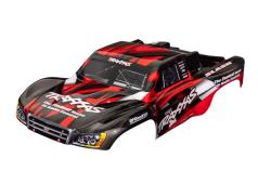 Traxxas TRX5851 Body, Slash 2WD (past ook op Slash VXL & Slash 4X4), rood (geverfd, emblemen aangebracht)