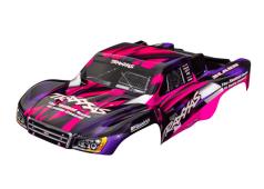 Traxxas TRX5851P Body, Slash 2WD (past ook op Slash VXL & Slash 4X4), roze en paars (geverfd, emblemen aangebracht)