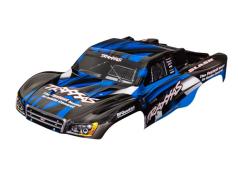 Traxxas TRX5851X Body, Slash 2WD (past ook op Slash VXL & Slash 4X4), blauw (geverfd, emblemen aangebracht)