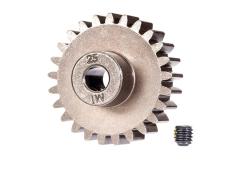 Traxxas TRX6492X Tandwiel, 25-T pinion (1,0 metrische spoed) (past op as van 5 mm)/stelschroef (alleen te gebruiken met 