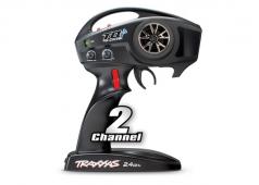 Traxxas TRX6529A Zender, TQi Traxxas Link™ ingeschakeld, 2,4 GHz hoge output, 2-kanaals (alleen zender) (Dragversie)