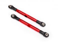 Traxxas TRX6742R Teenverbindingen (TUBES rood geanodiseerd, 7075-T6 aluminium, sterker dan titanium) (87 mm) (2) / stang