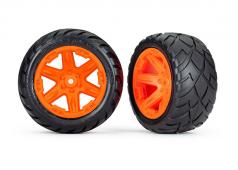 Traxxas TRX6768A Banden en wielen, gemonteerd, gelijmd (2,8") (RXT oranje wielen, Anaconda-banden, schuimrubberen inzets