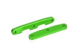 Traxxas TRX6823G Bulkhead tie bars, front & rear, aluminum (green-anodized)