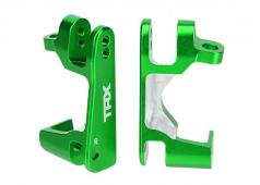 Traxxas TRX6832G Caster Blokken (c_hubs), aluminium, koppelingen en rechts (groen geanodiseerd)