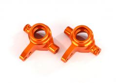 Traxxas TRX6837A Stuurblokken, 6061-T6 aluminium (oranje geanodiseerd), links en rechts