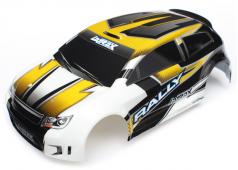 Traxxas TRX7512 Body, LaTrax Rally, geel (geschilderd) / plaatjes