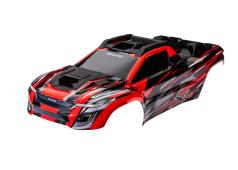 Traxxas TRX7812R Body, XRT, rood (gelakt, stickers aangebracht) (gemonteerd met carrosseriesteunen voor en achter voor c