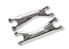 Traxxas TRX7829-CHRM Suspension arms, chrome, upper (left or right, front or rear), heavy duty (2)