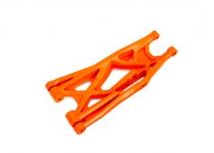 Traxxas TRX7831T Draagarm, oranje, onder (links, voor of achter), heavy duty (1)