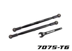 Traxxas TRX7897A Teenkoppelingen, voorkant (TUBES zwart geanodiseerd, 7075-T6 aluminium, sterker dan titanium) (2) (voor