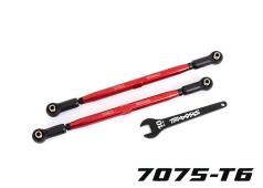 Traxxas TRX7897R Teenkoppelingen, voorkant (TUBES rood geanodiseerd, 7075-T6 aluminium, sterker dan titanium) (2) (voor