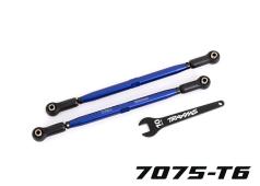 Traxxas TRX7897X Teenkoppelingen, voorkant (TUBES blauw geanodiseerd, 7075-T6 aluminium, sterker dan titanium) (2) (voor