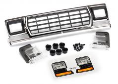 Traxxas TRX8070 Grill, Ford Bronco / grillvasthouders (3) / koplampbehuizing (2) / lens (2) (past op 8010 Body)