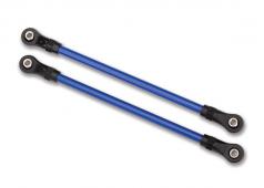 Traxxas TRX8145X Ophangarmen, achterbenen, blauw (2) (5x115mm, gepoedercoat staal) (samengesteld met holle kogels) (voor